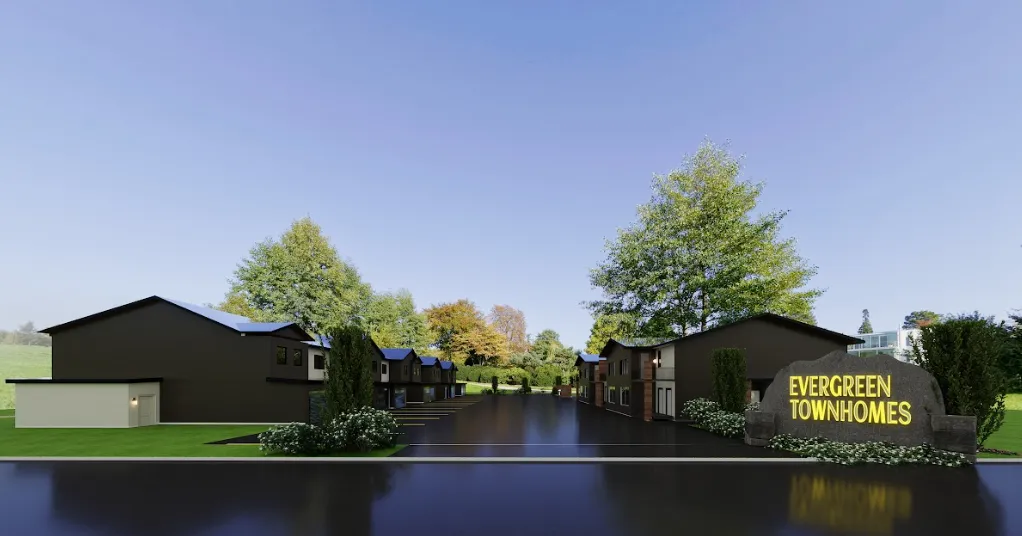 Tyndall Evergreen Townhomes building exterior